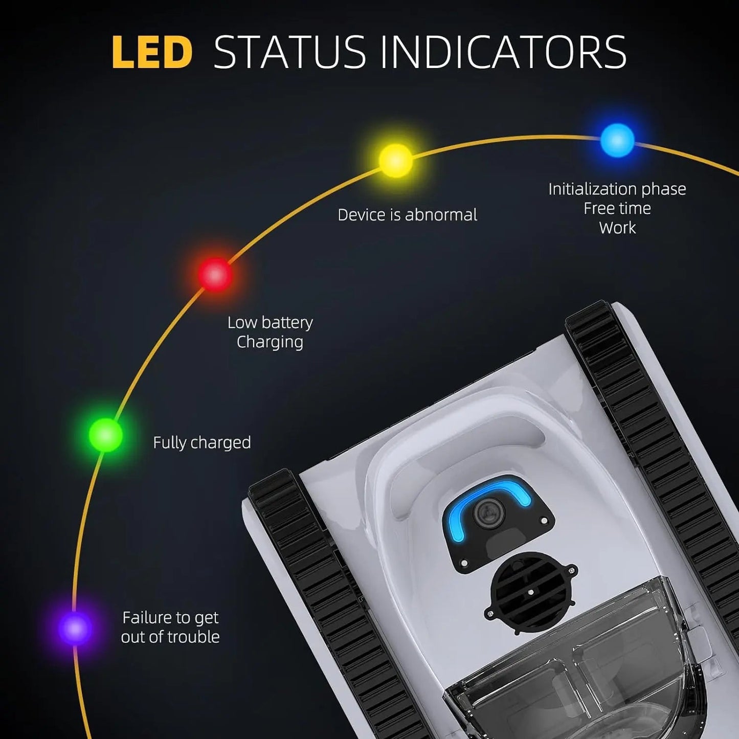New TORK-X PC09 Cordless Robotic Pool Vacuum - App controlled