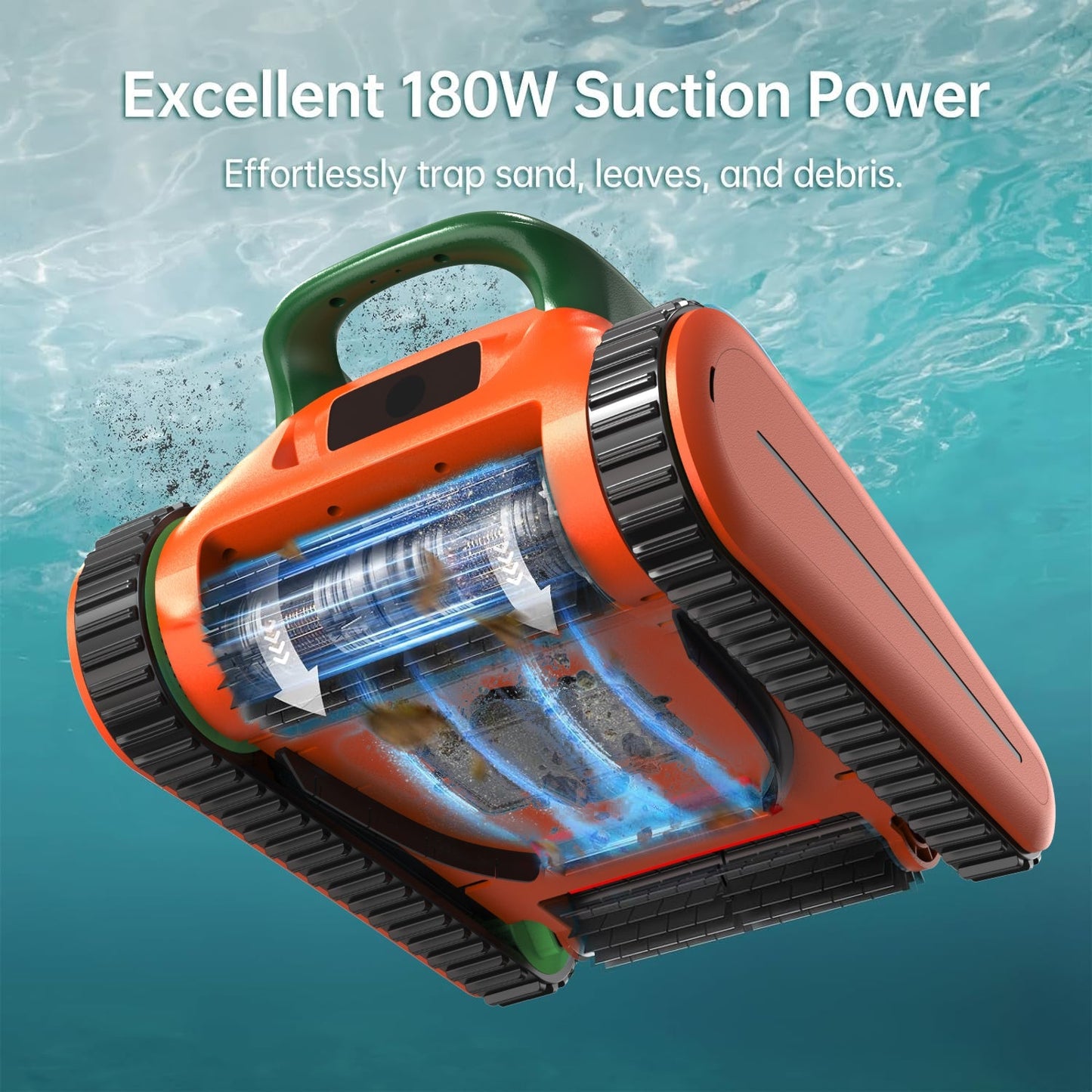 New TORK-X PC09 Cordless Robotic Pool Vacuum - App controlled