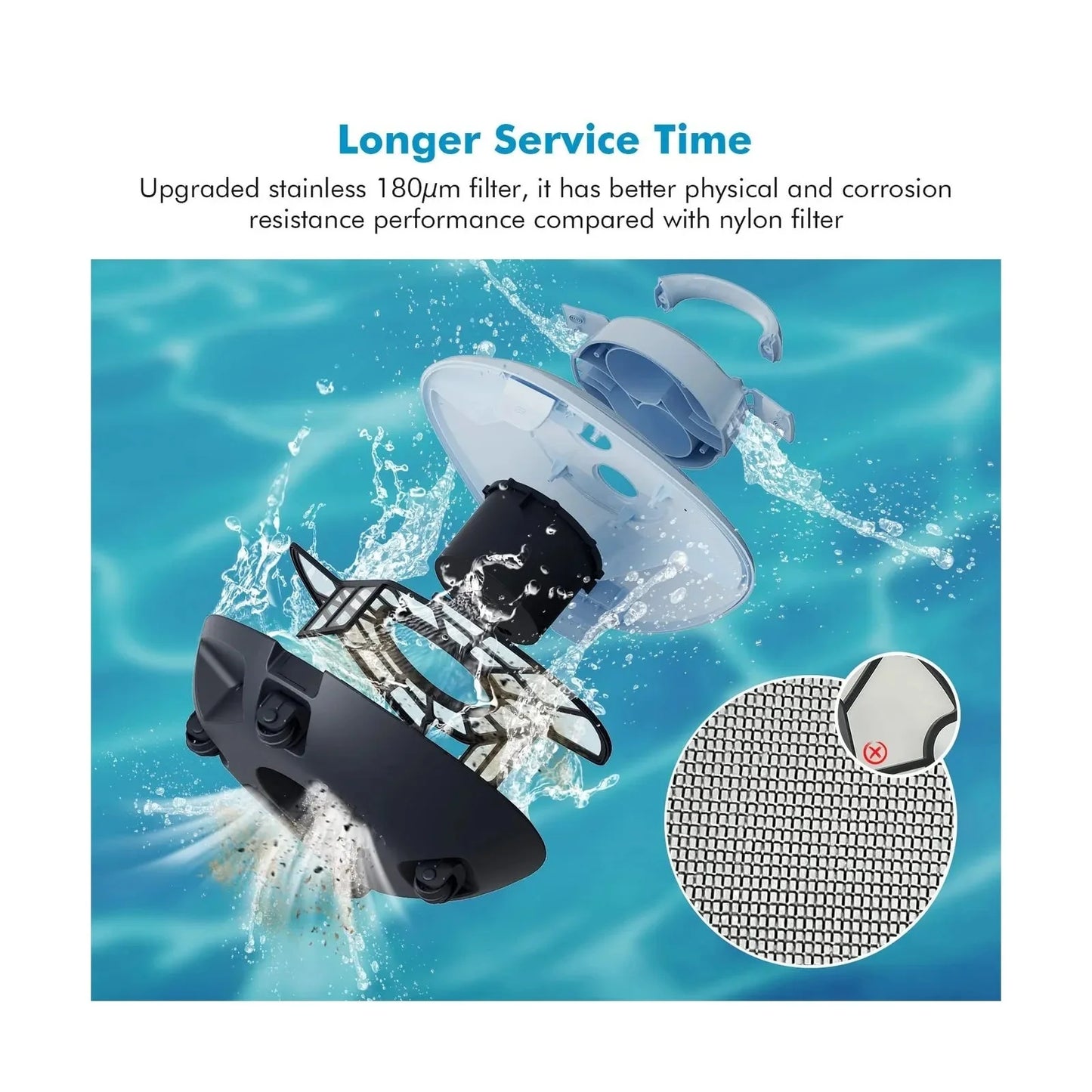 Roker Plus Cordless Robotic Pool Vacuum