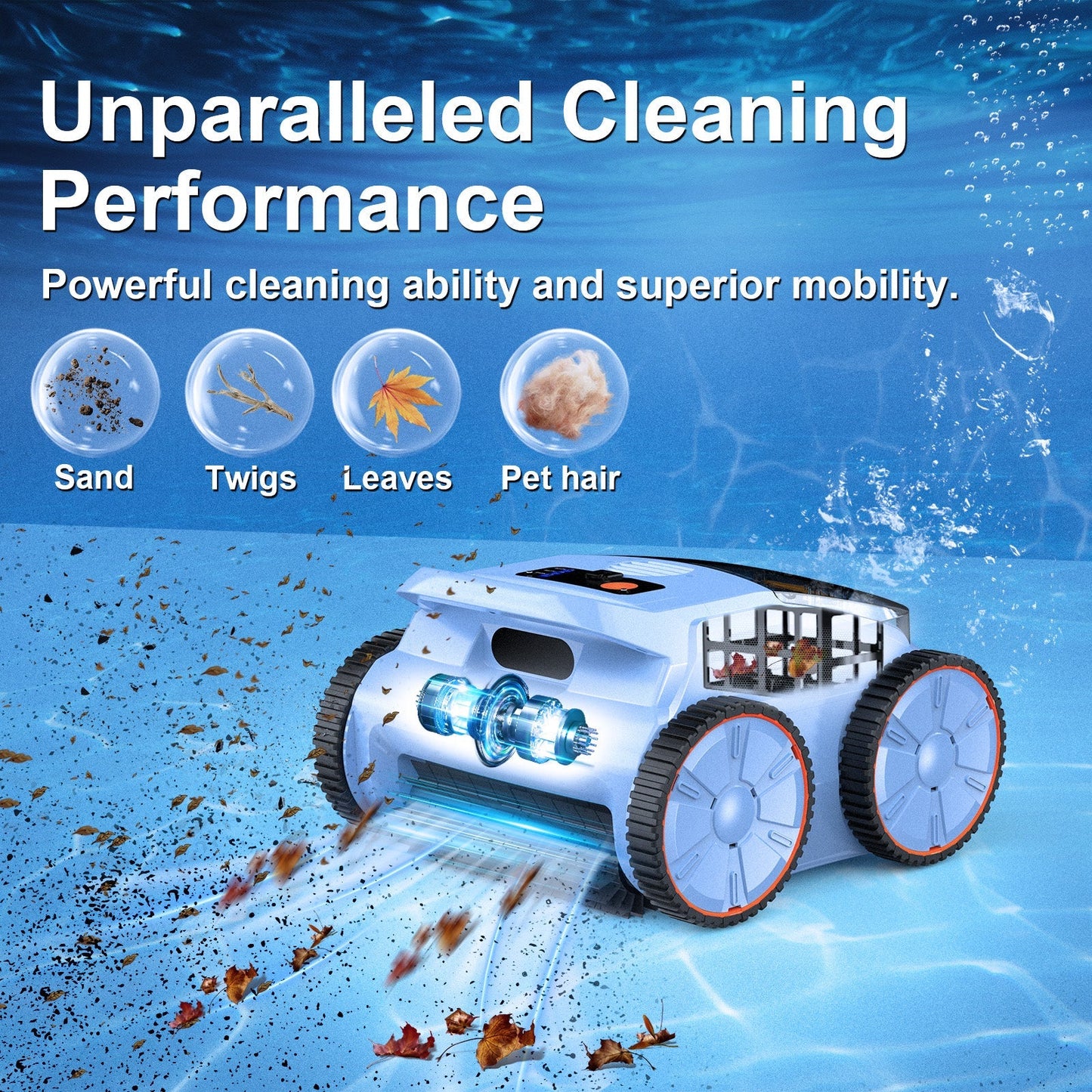 Tork-X 2025 SAT20 Robotic Pool Vacuum