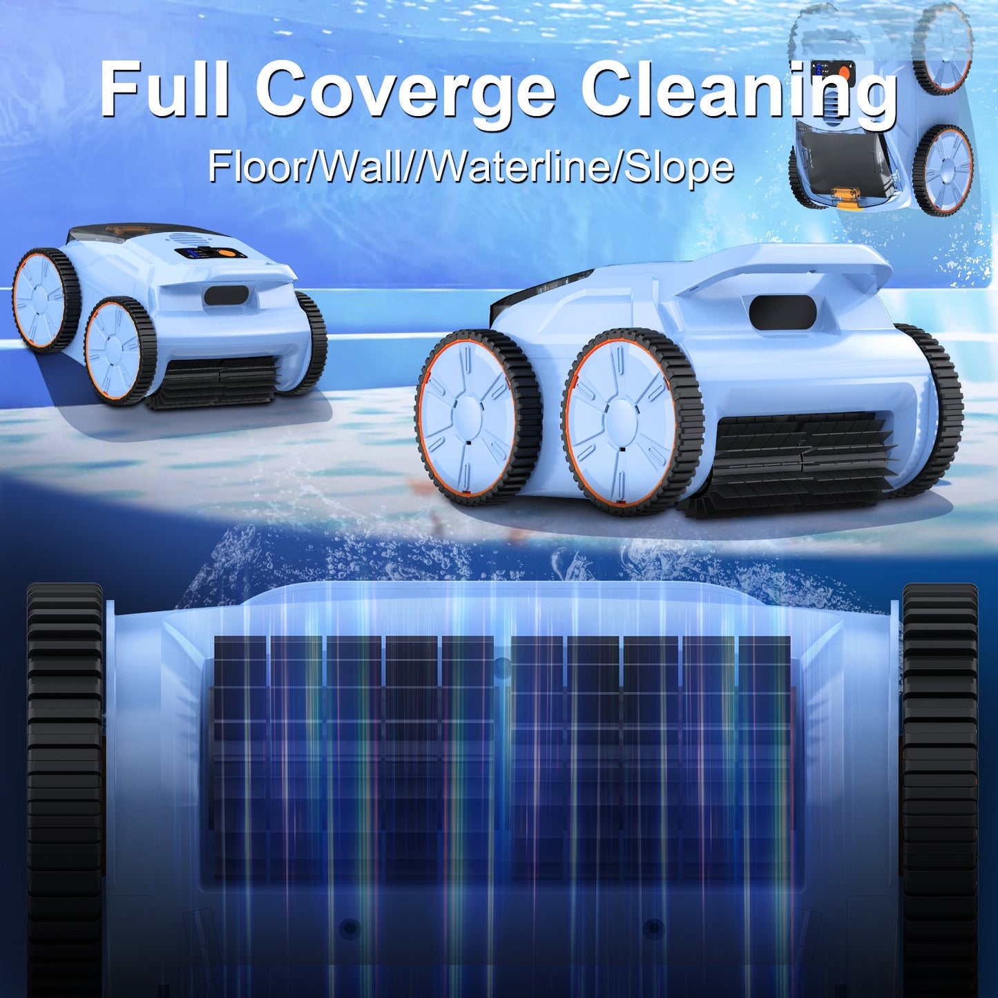 Tork-X 2025 SAT20 Robotic Pool Vacuum